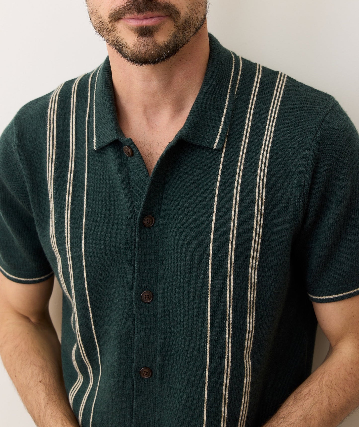 Barry Sweater Button Down