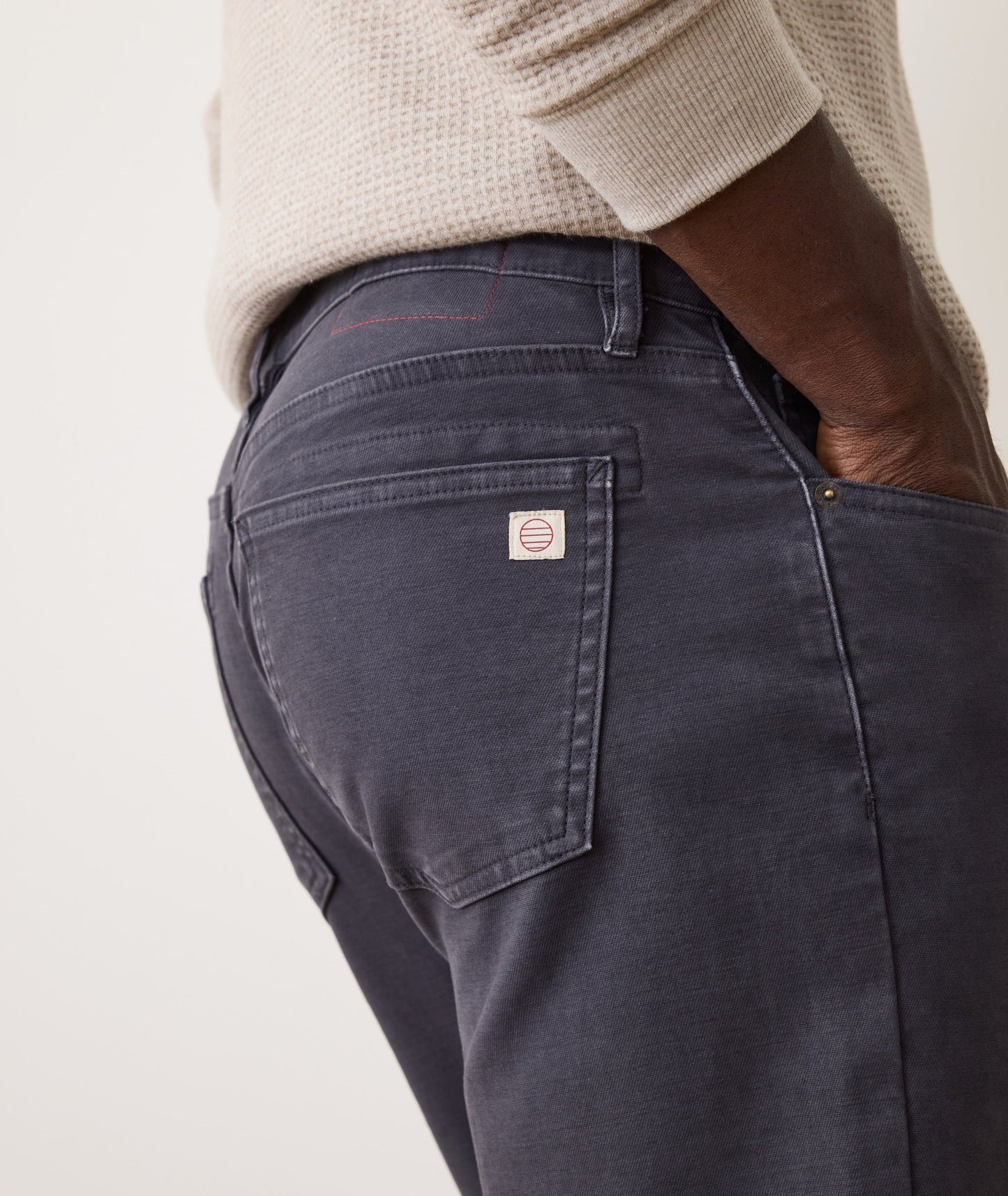 Flex Terry Slim Straight Pant
