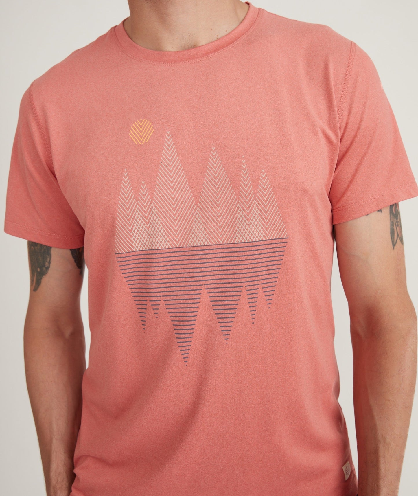 Re-Spun Sport Crew Graphic Tee