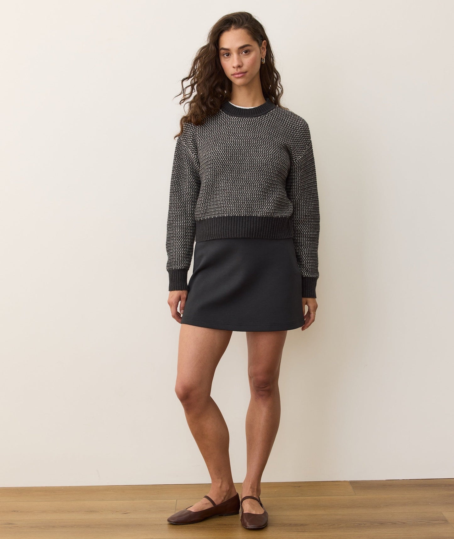 Robin Textured Crewneck Sweater