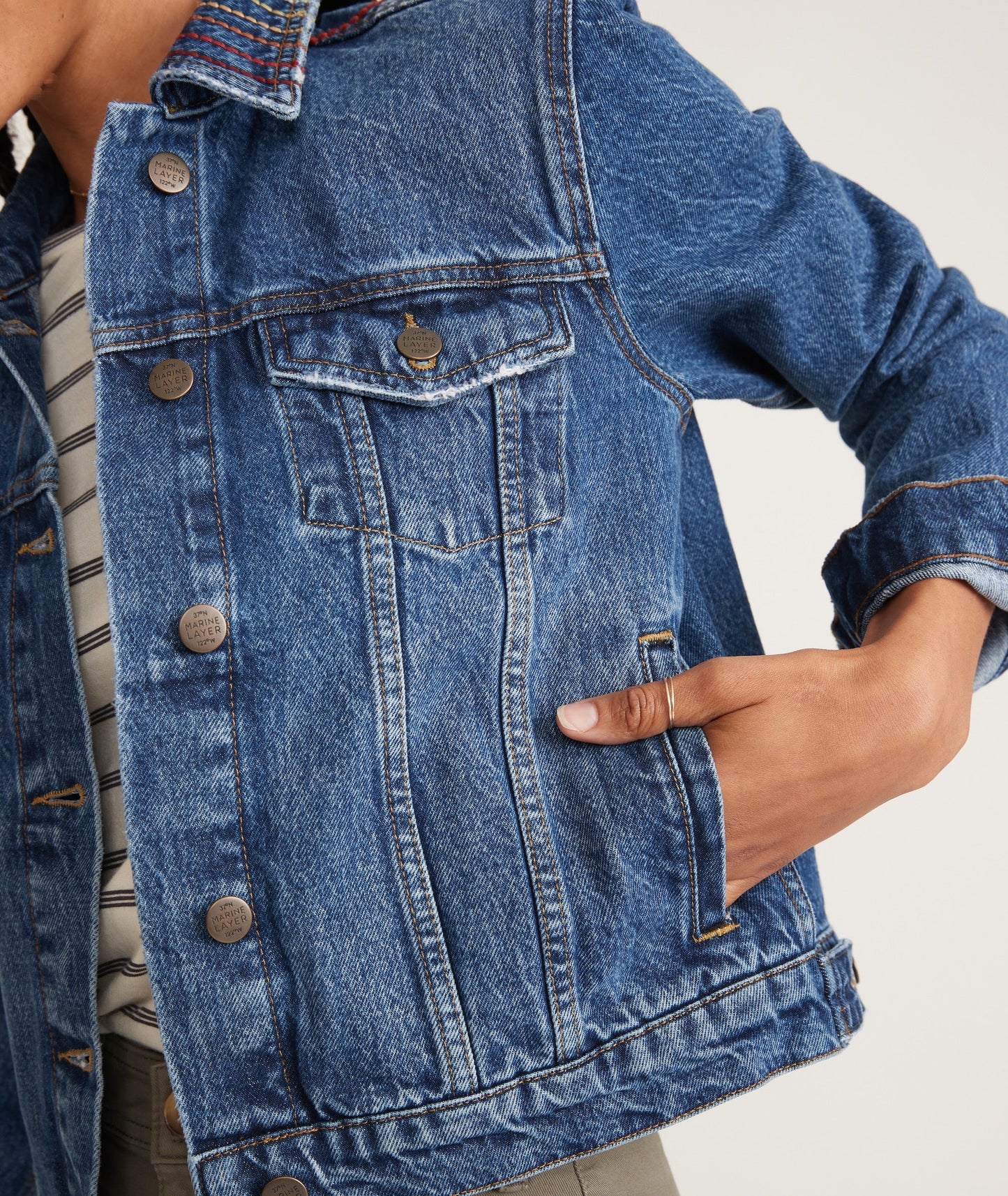 Embroidered Denim Jacket