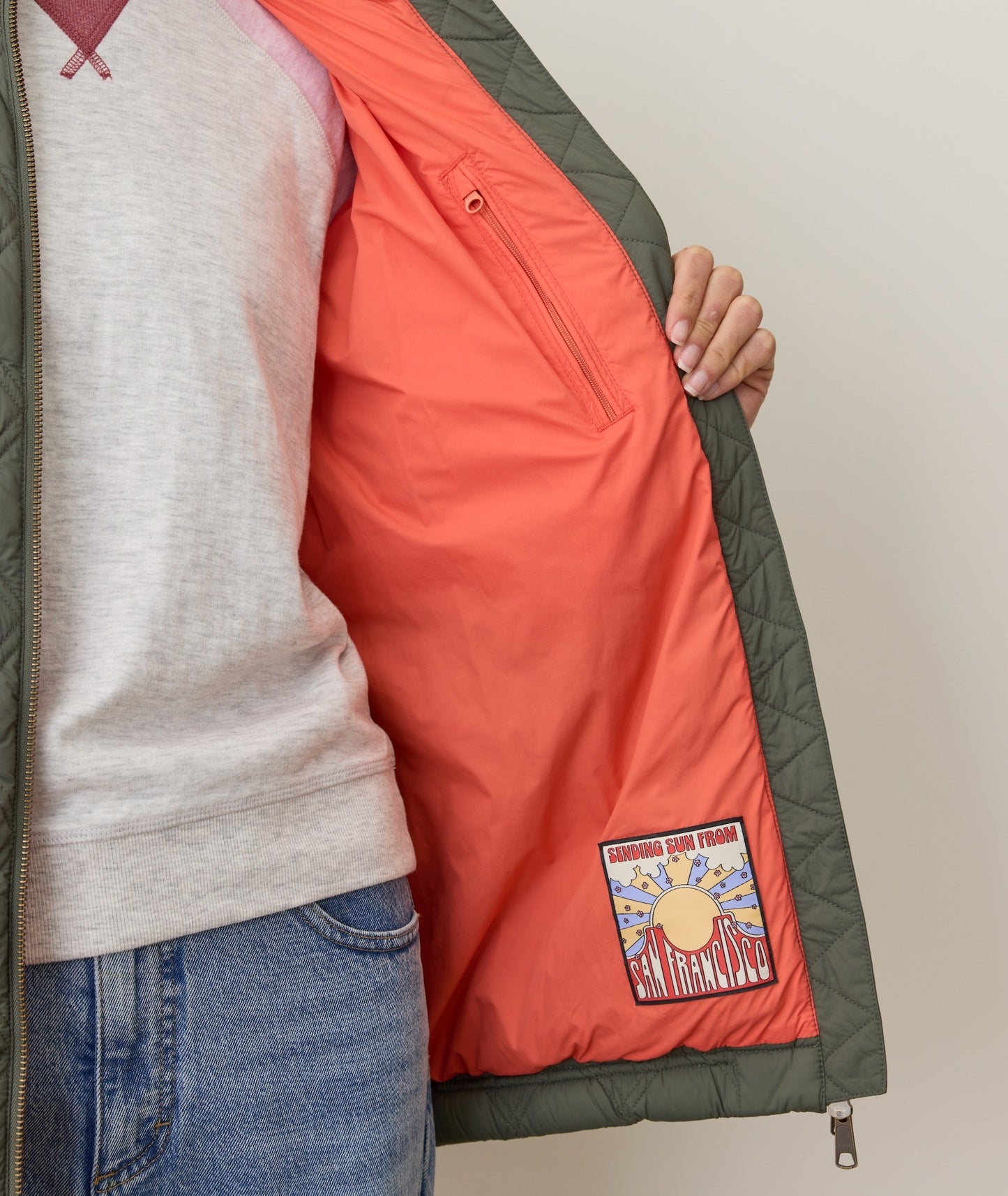 Marina Quilted Oversized Bomber