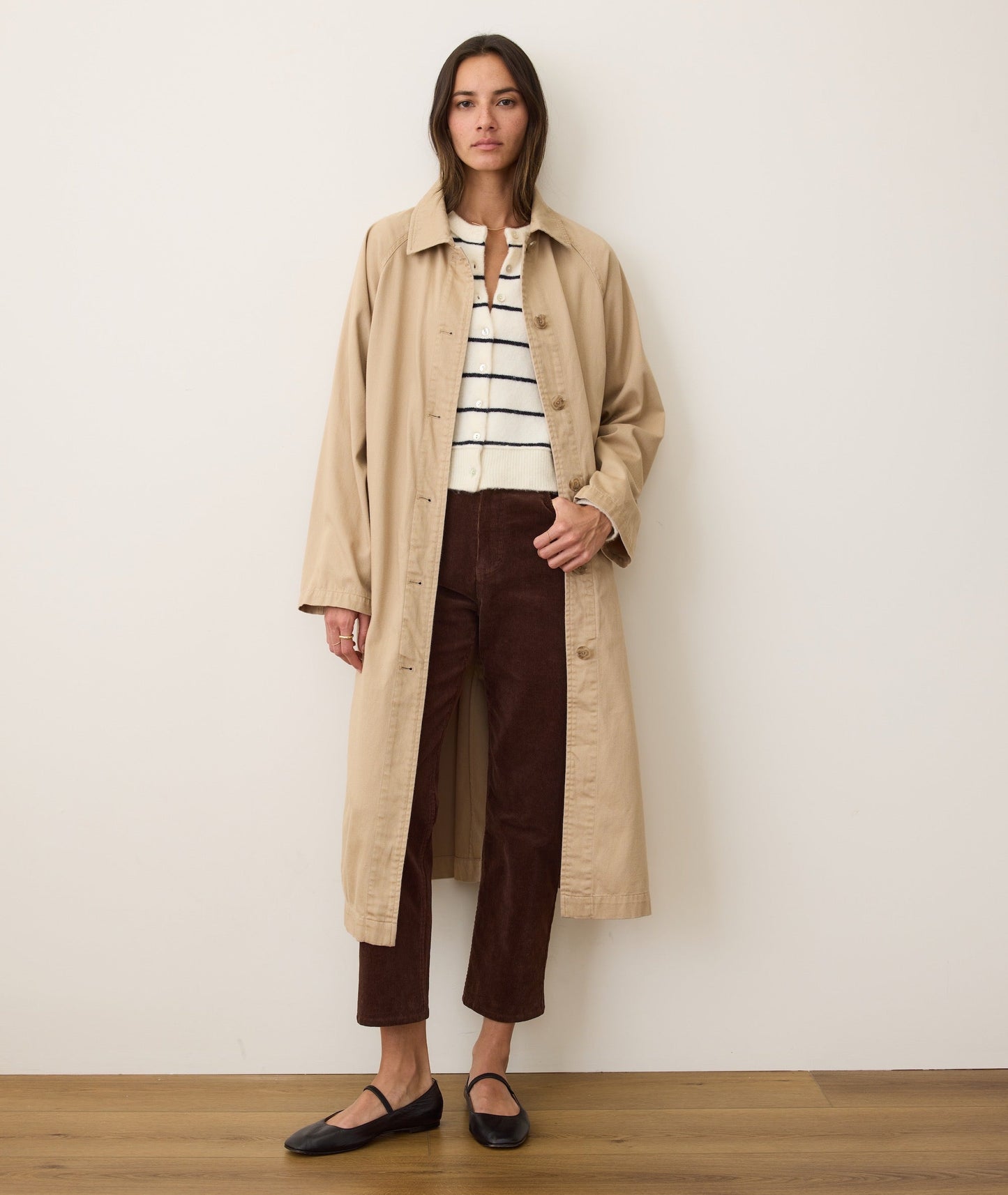 Hayes Twill Trench Coat