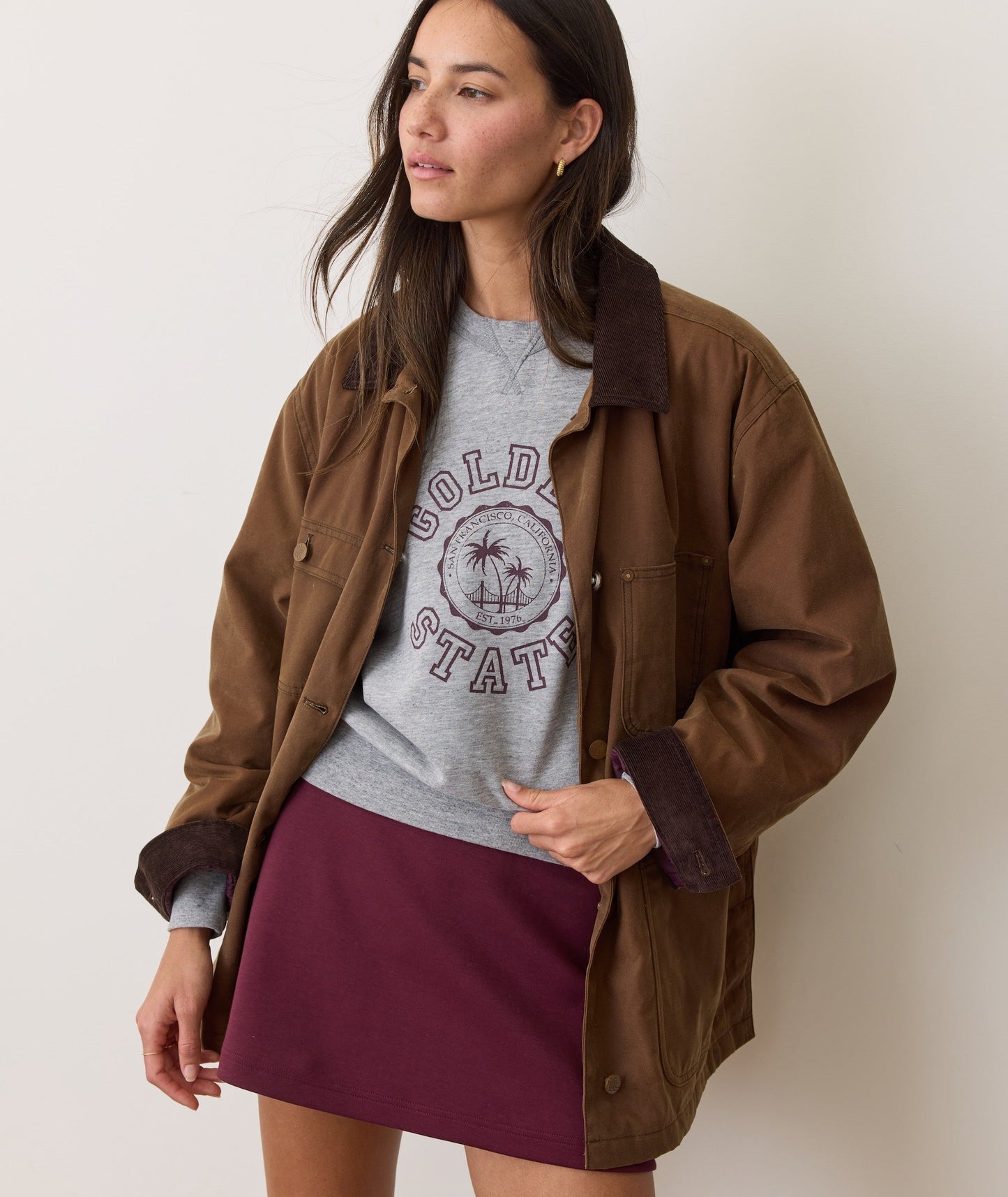 Riley Waxed Barn Jacket