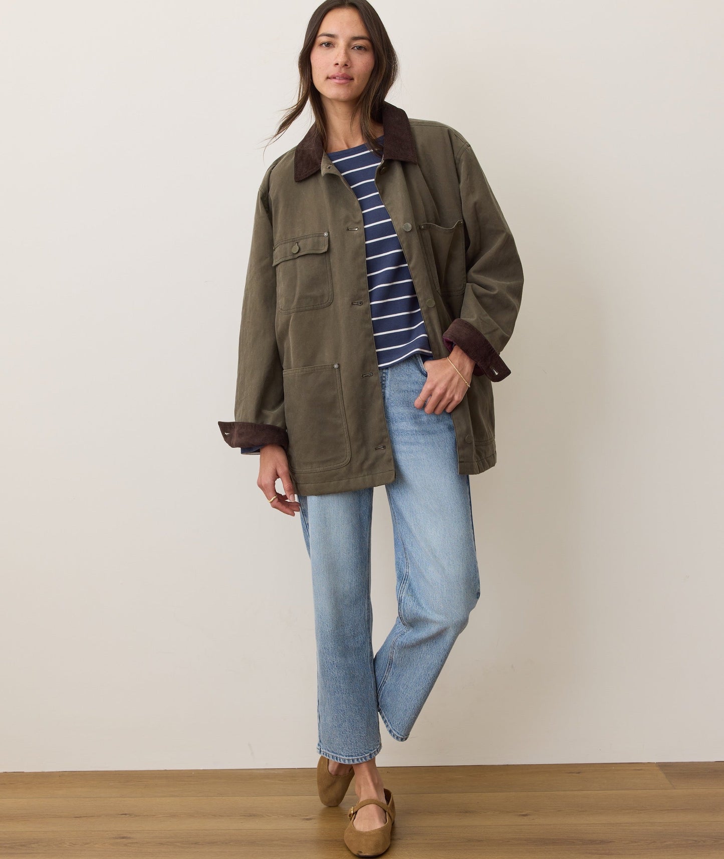 Riley Waxed Barn Jacket