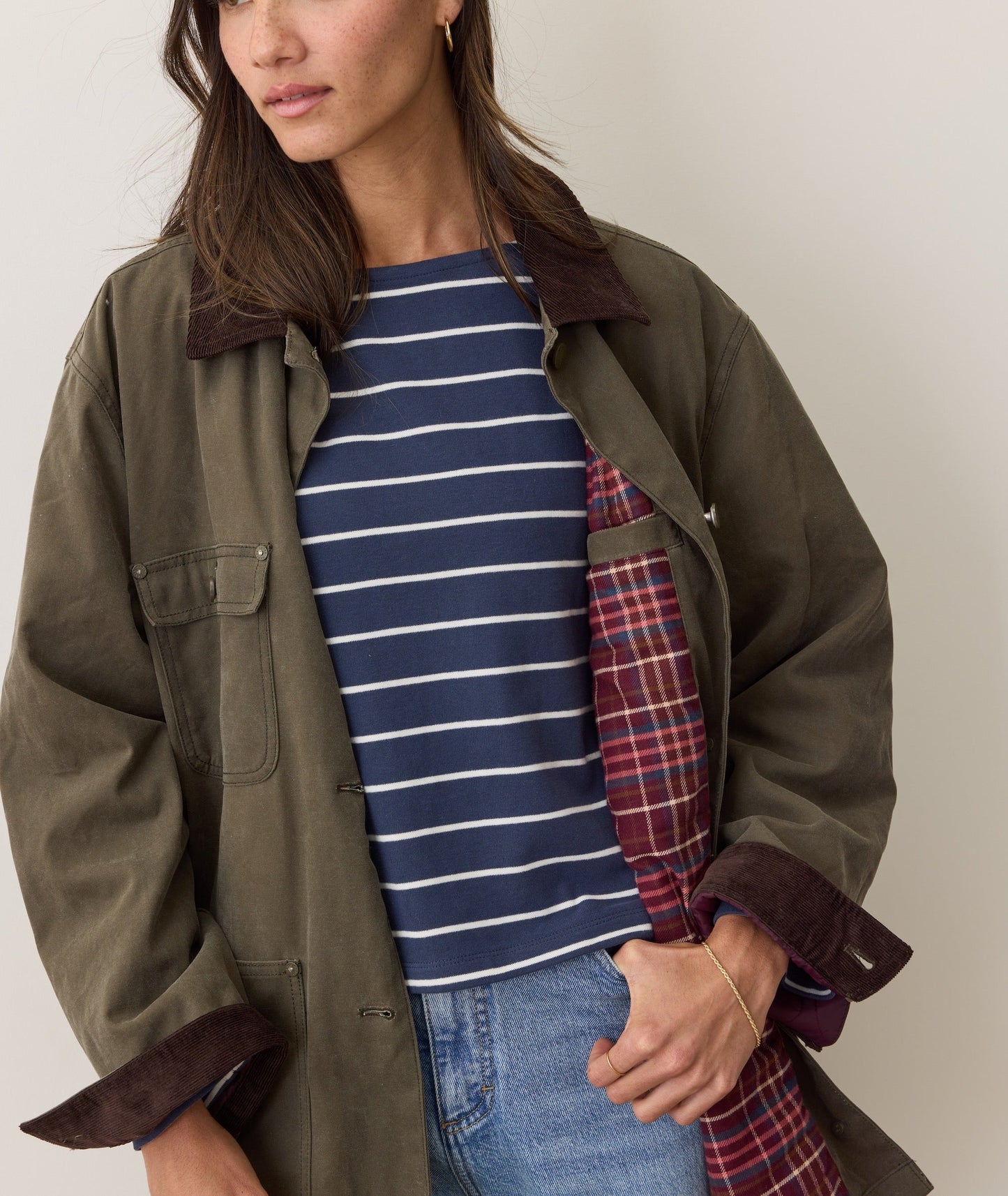 Riley Waxed Barn Jacket