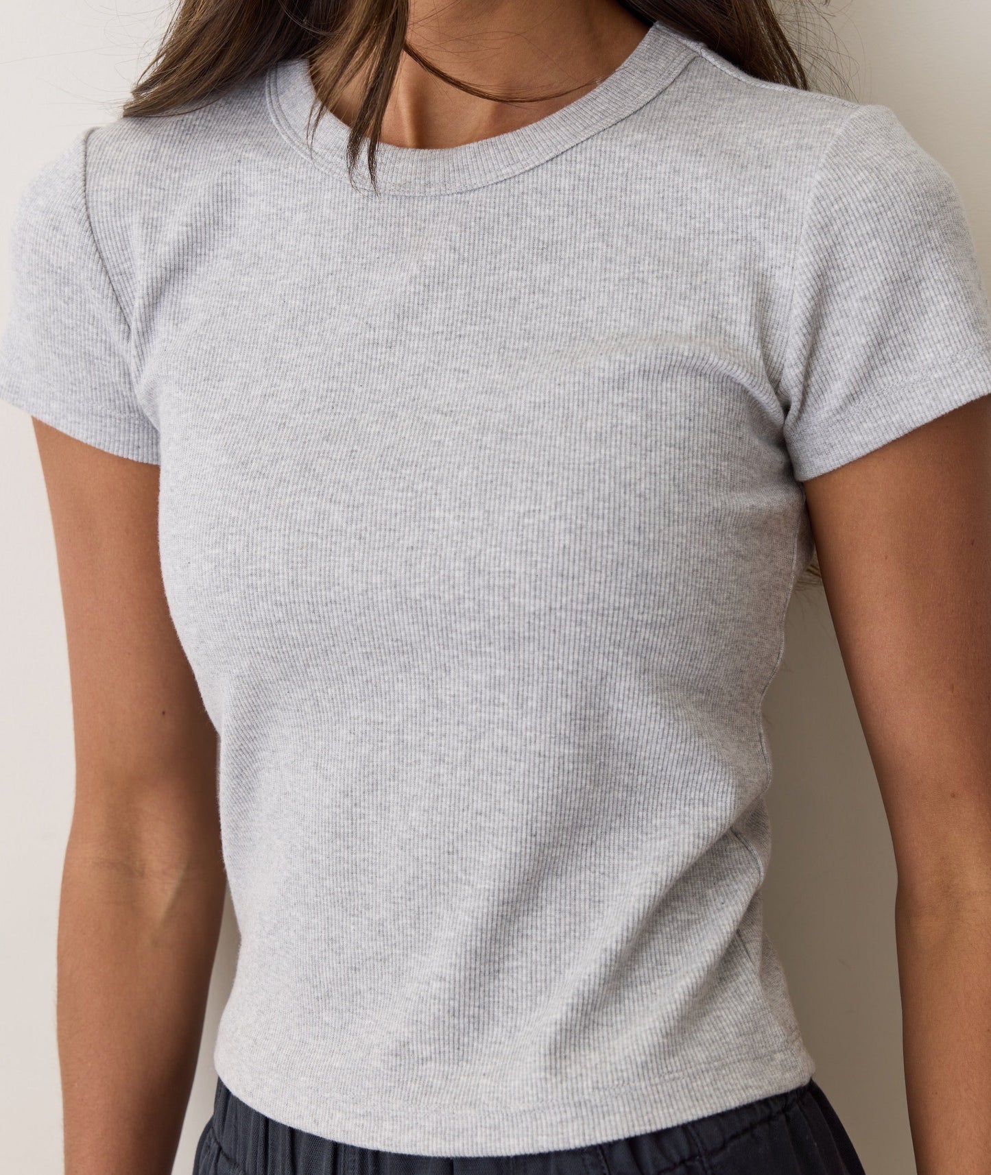 Lexi Rib Sun-In Crew Tee