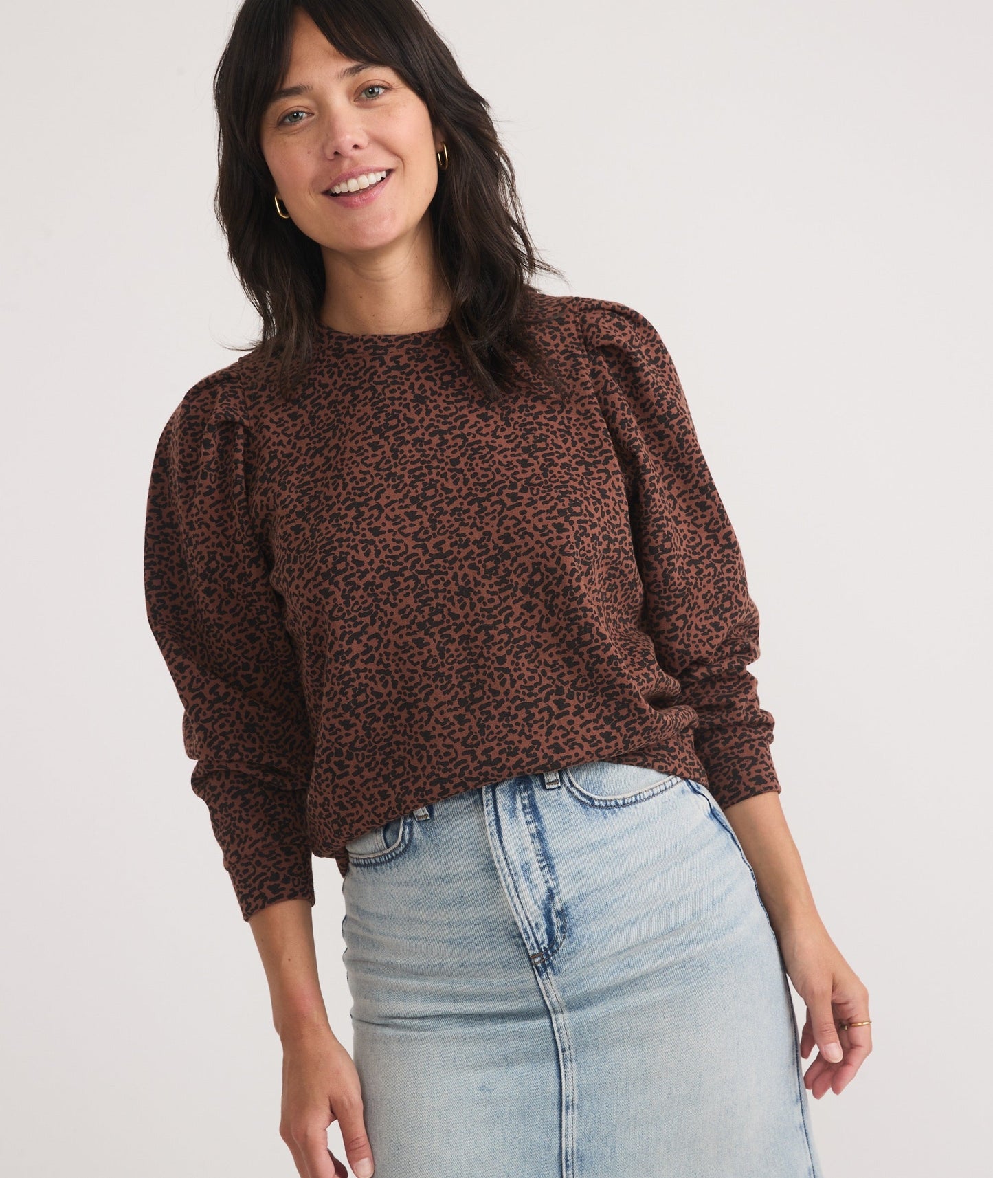 Enya Puff Sleeve Sweatshirt