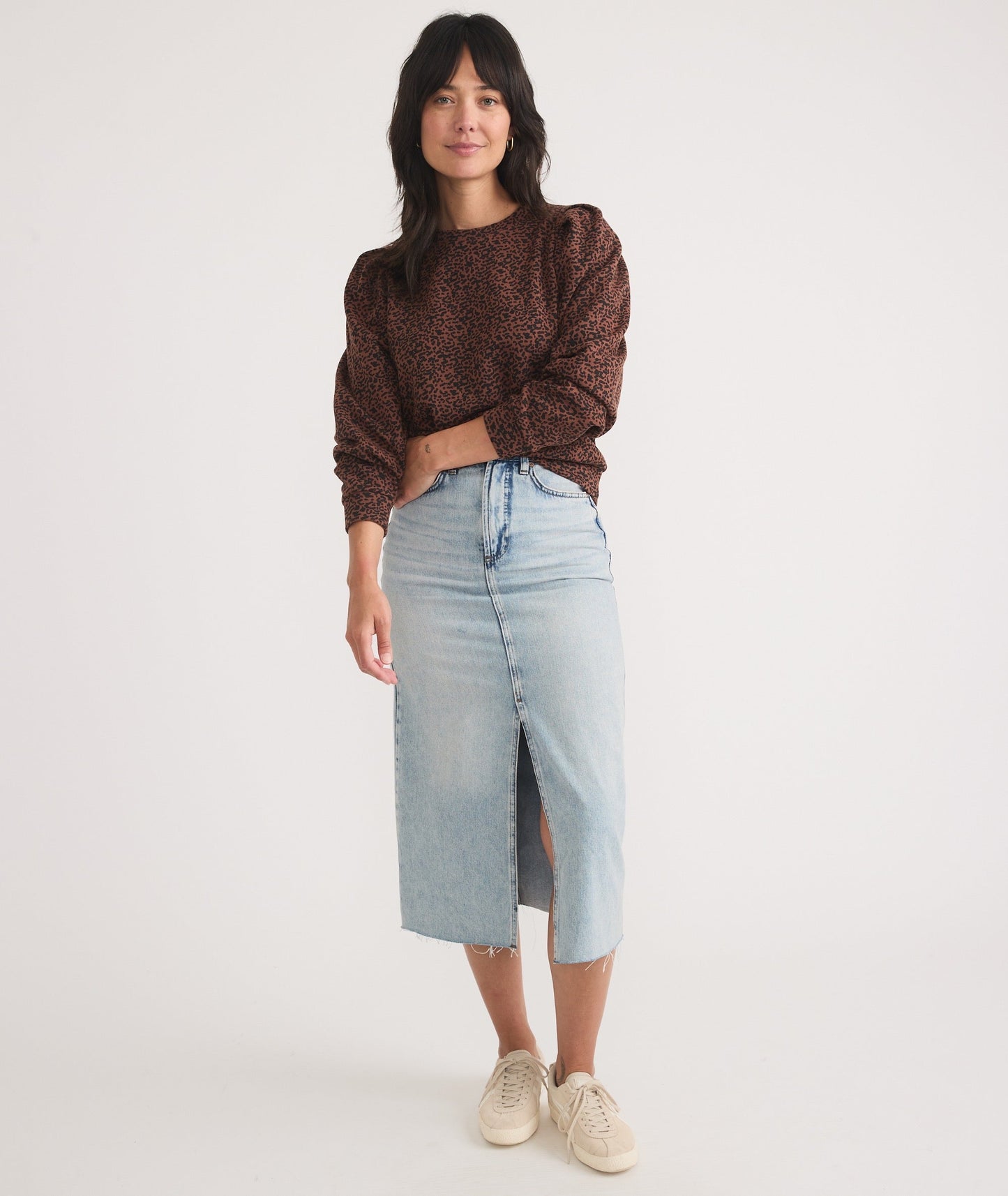 Enya Puff Sleeve Sweatshirt