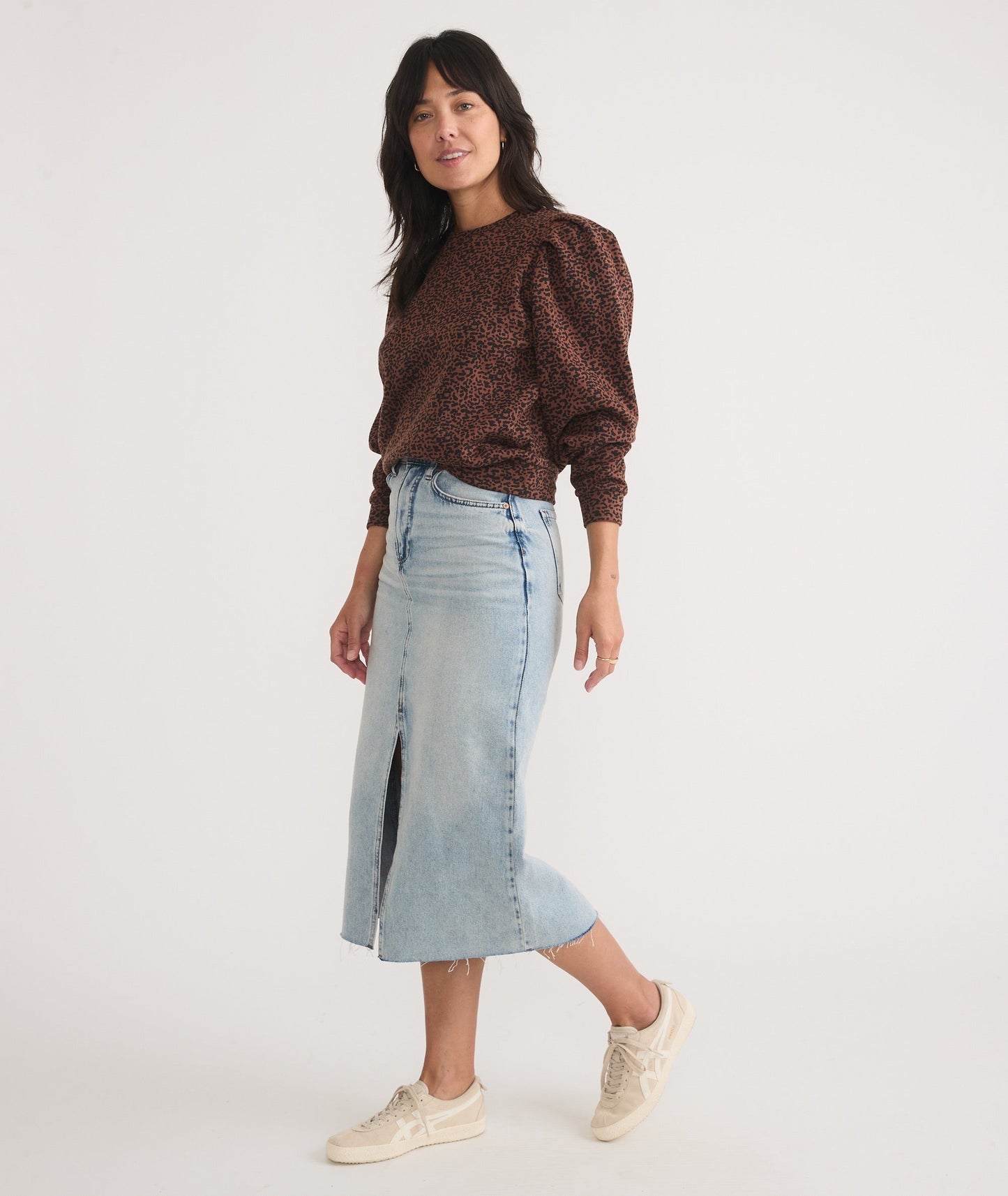 Enya Puff Sleeve Sweatshirt