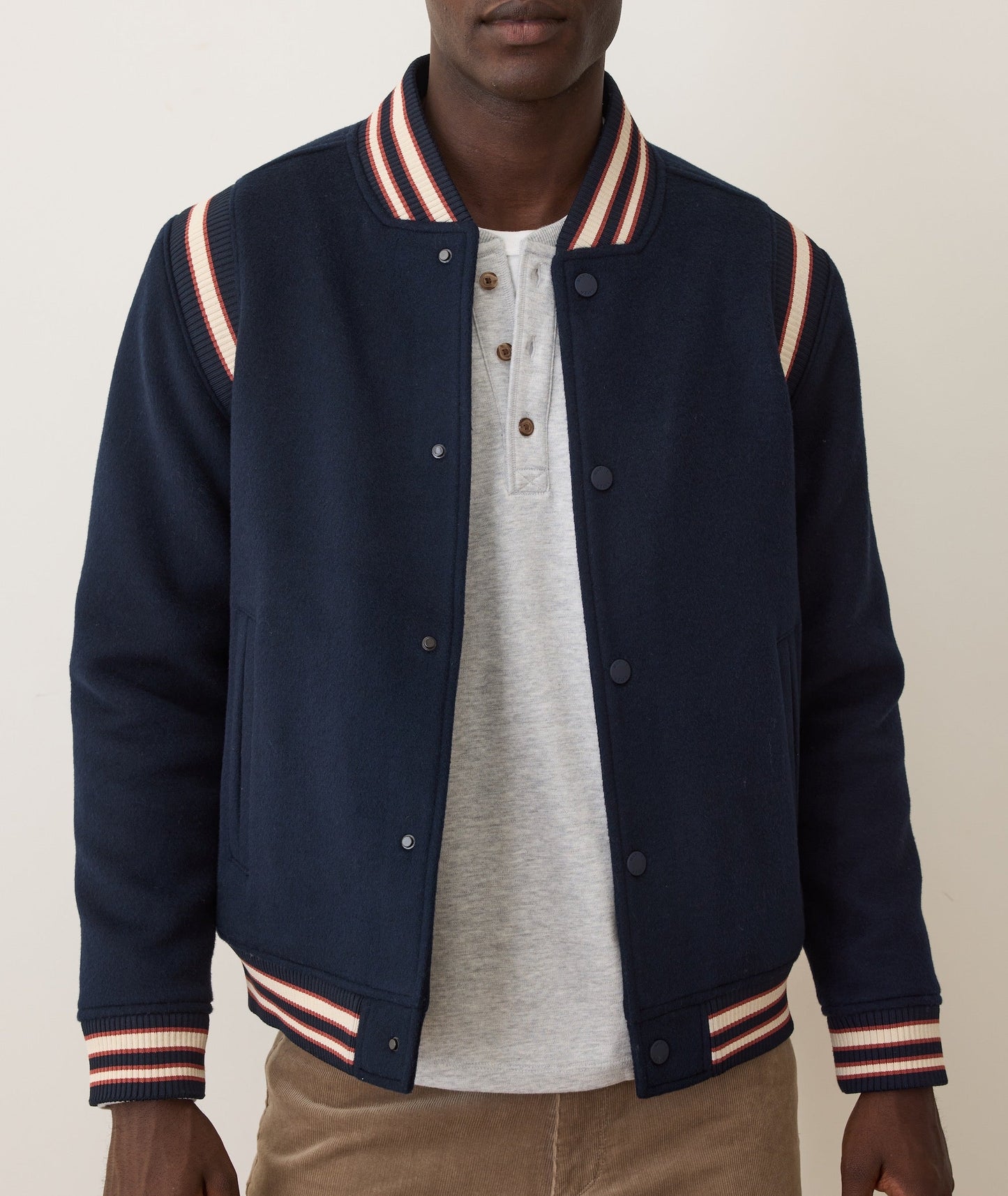 Fields Wool Varsity Jacket