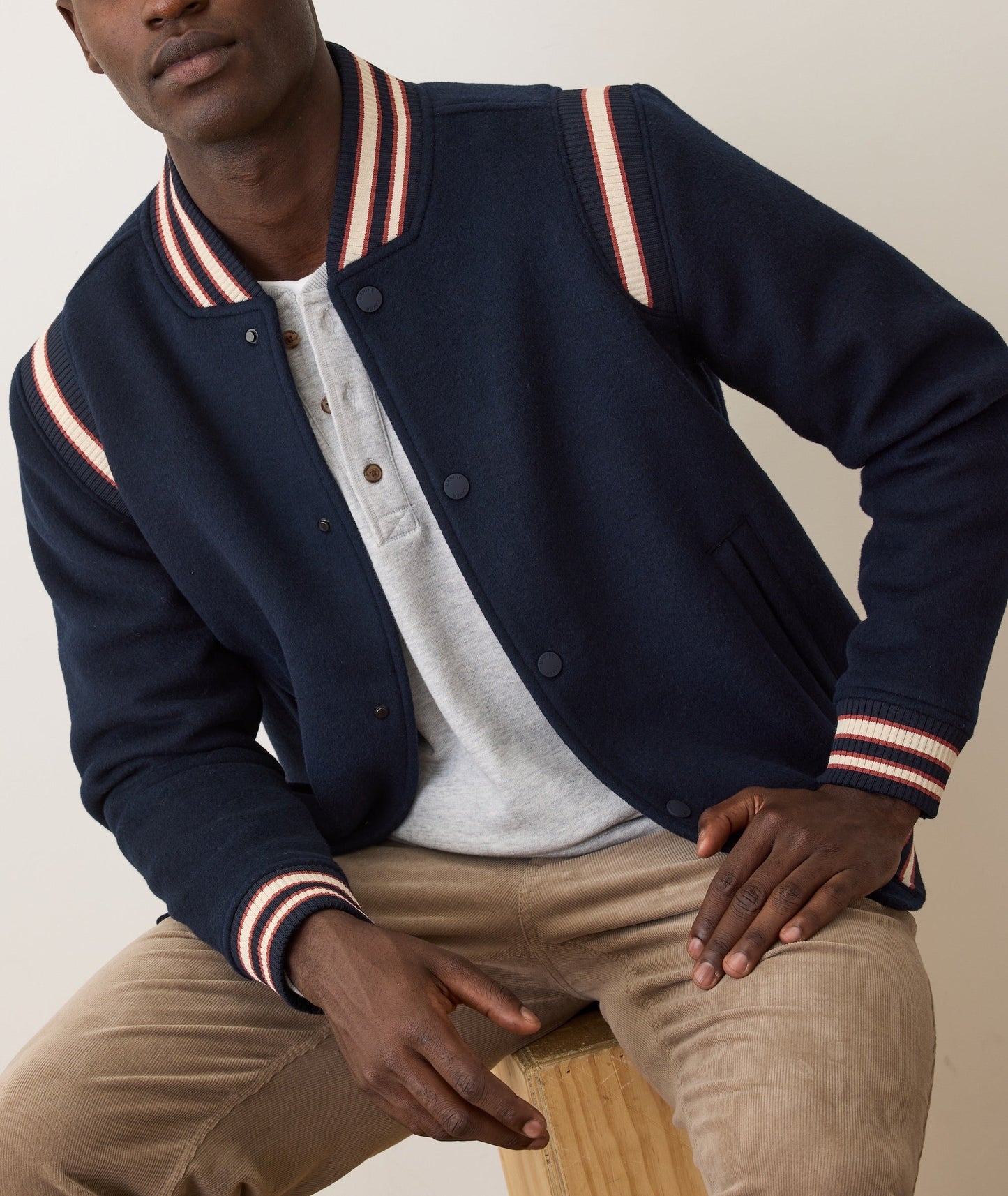 Fields Wool Varsity Jacket