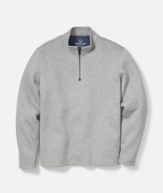 Scuba Knit Quarter Zip