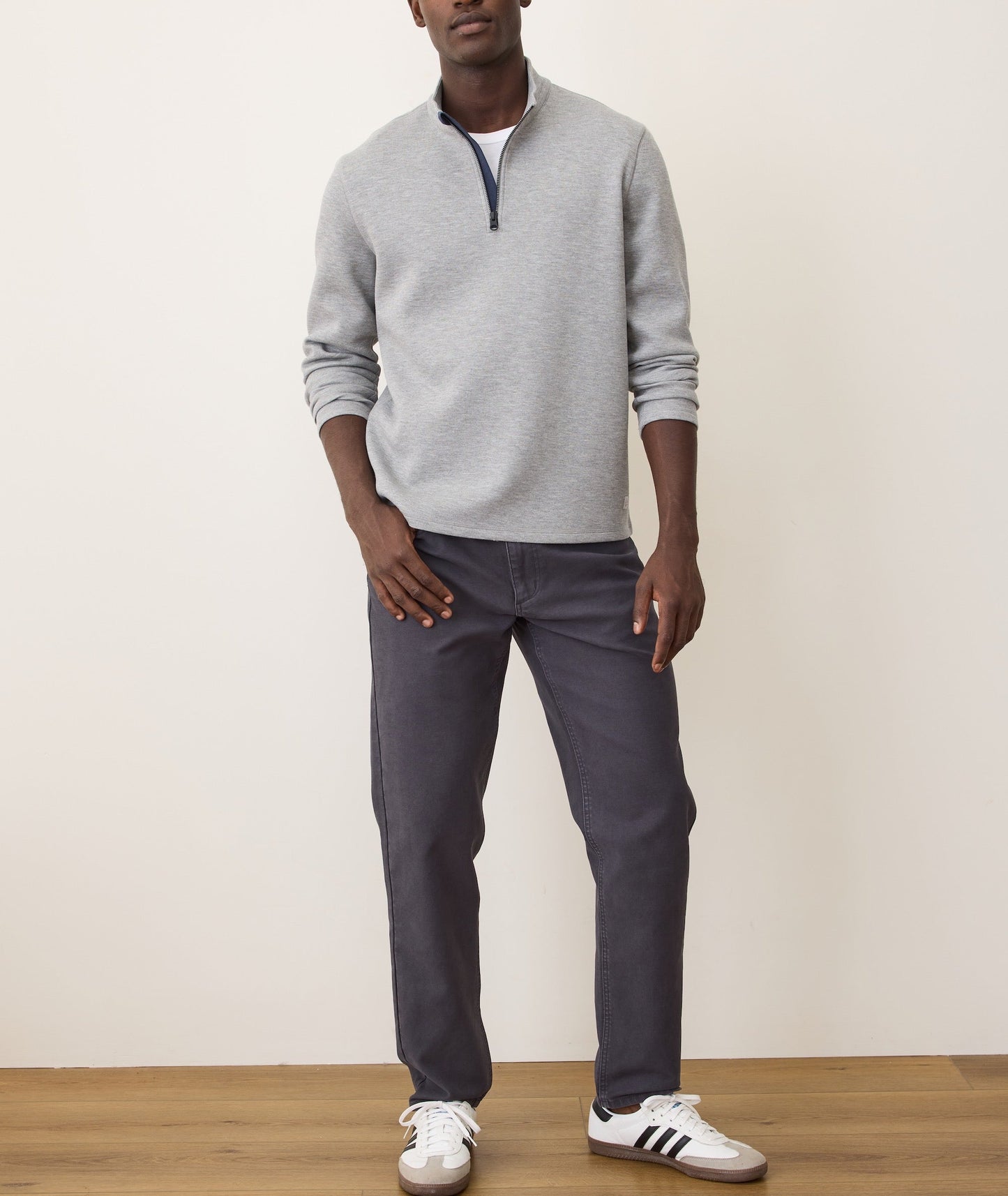 Scuba Knit Quarter Zip