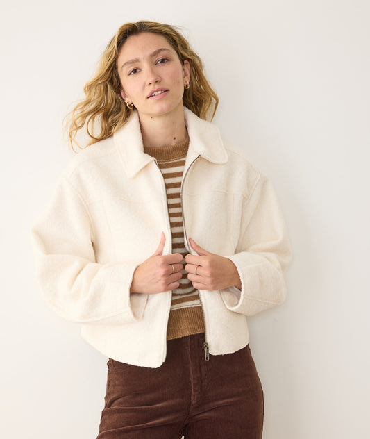Sloane Boucle Crop Jacket