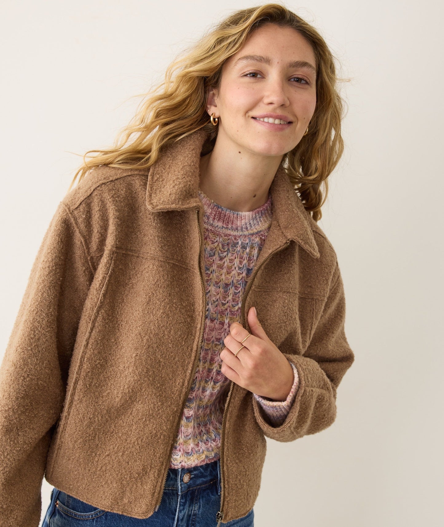 Sloane Boucle Crop Jacket