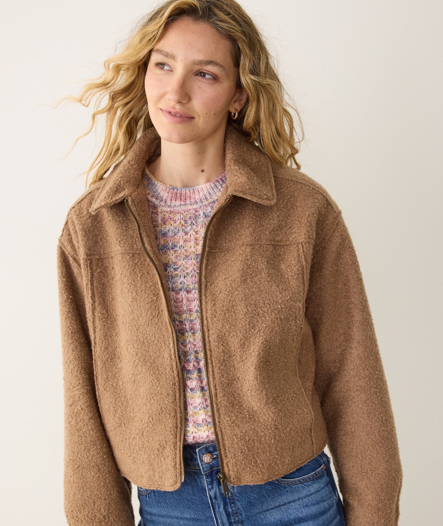 Sloane Boucle Crop Jacket