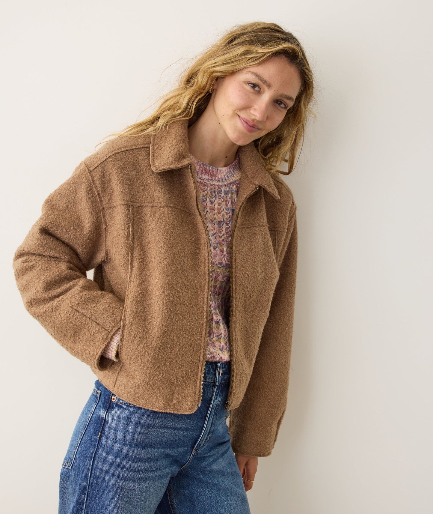 Sloane Boucle Crop Jacket