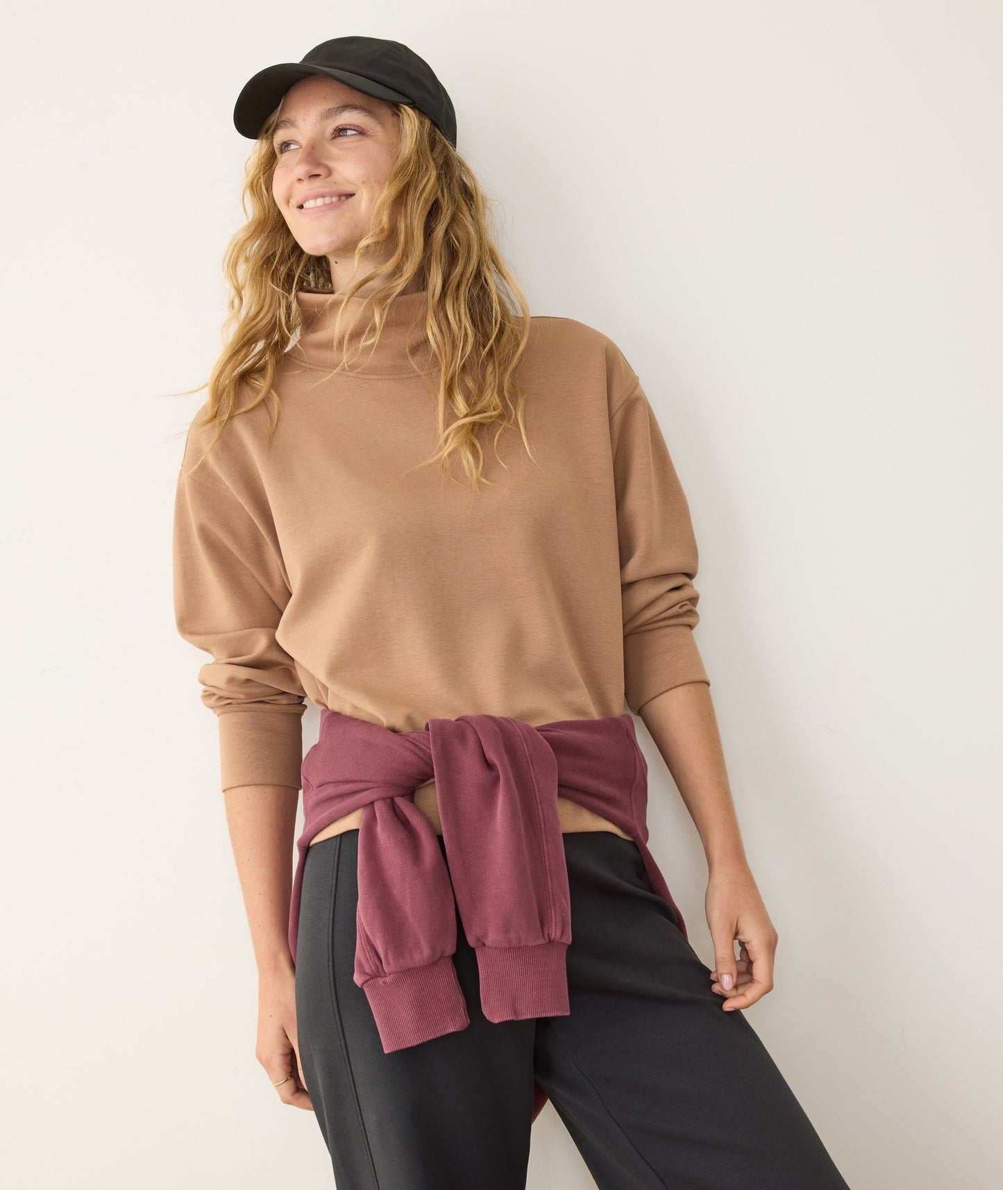 Nova Mock Neck Sweatshirt