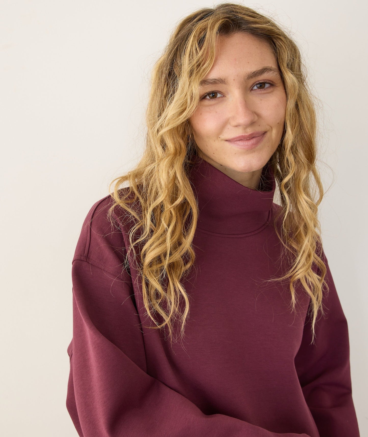 Nova Mock Neck Sweatshirt