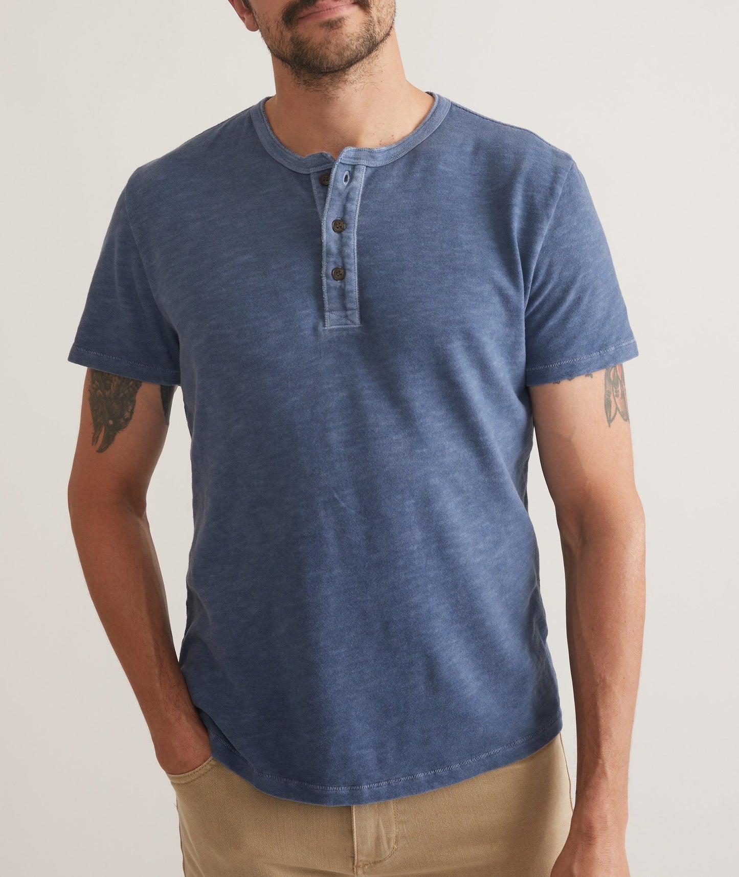 Vintage Heavy Slub Henley