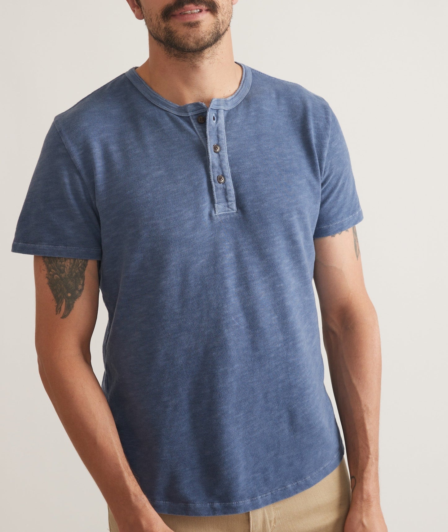 Vintage Heavy Slub Henley