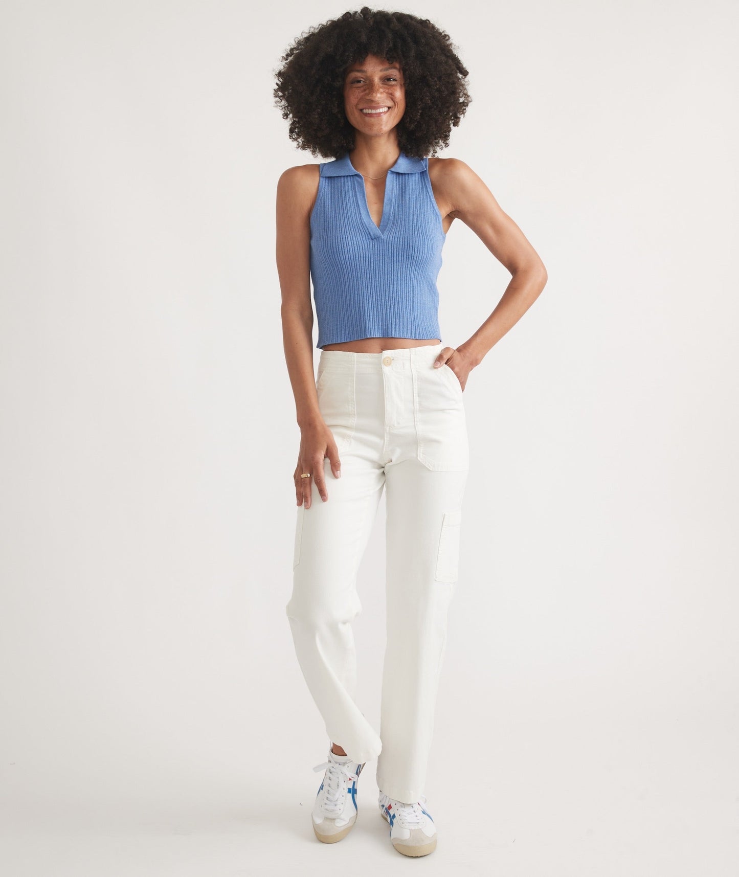 Amelia Rib Polo