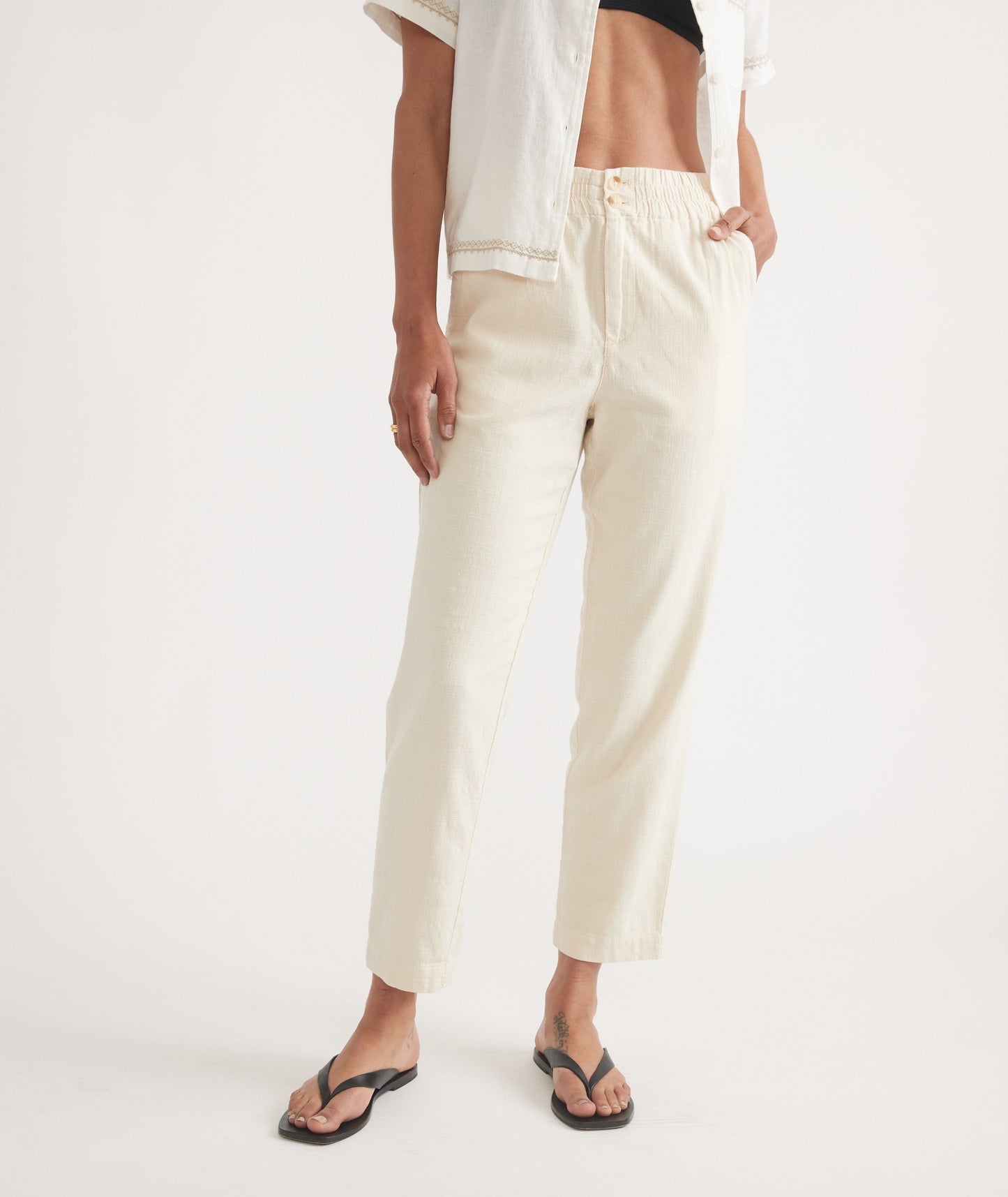 Elle Relaxed Crop Pant