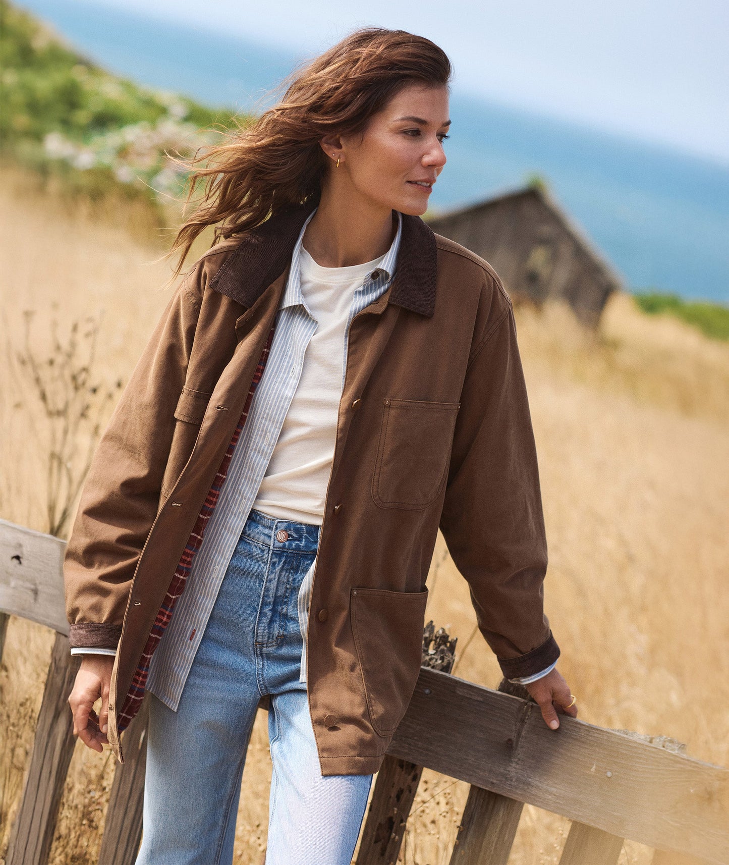 Riley Waxed Barn Jacket