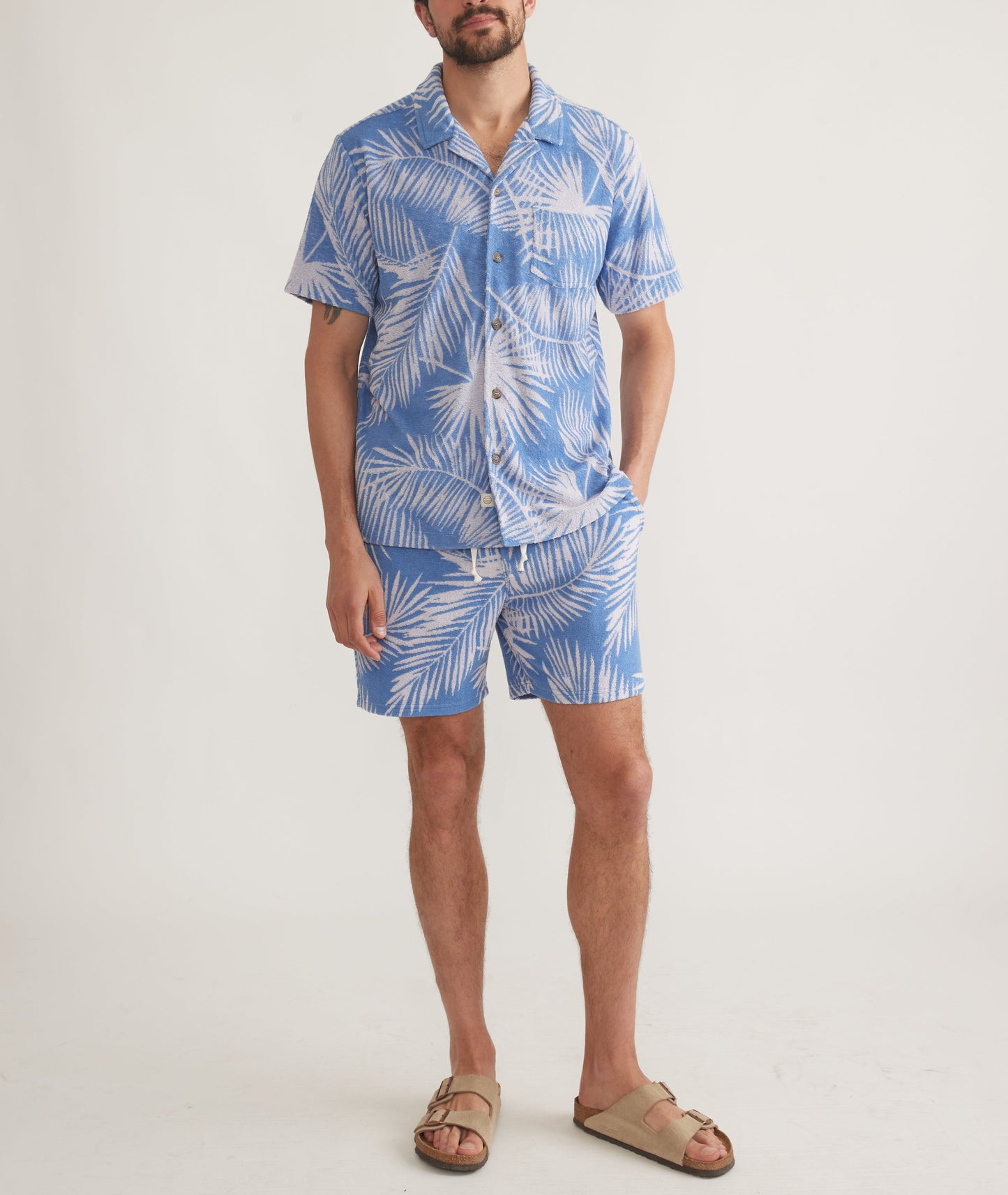 Terry Out Jacquard Short 6"