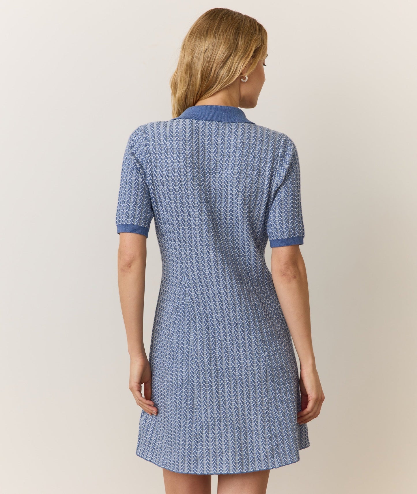 Alice Textured Polo Dress