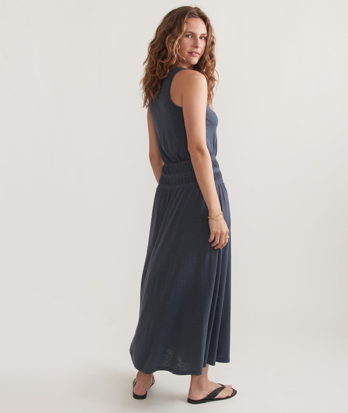 Juliet Slub Midi Dress