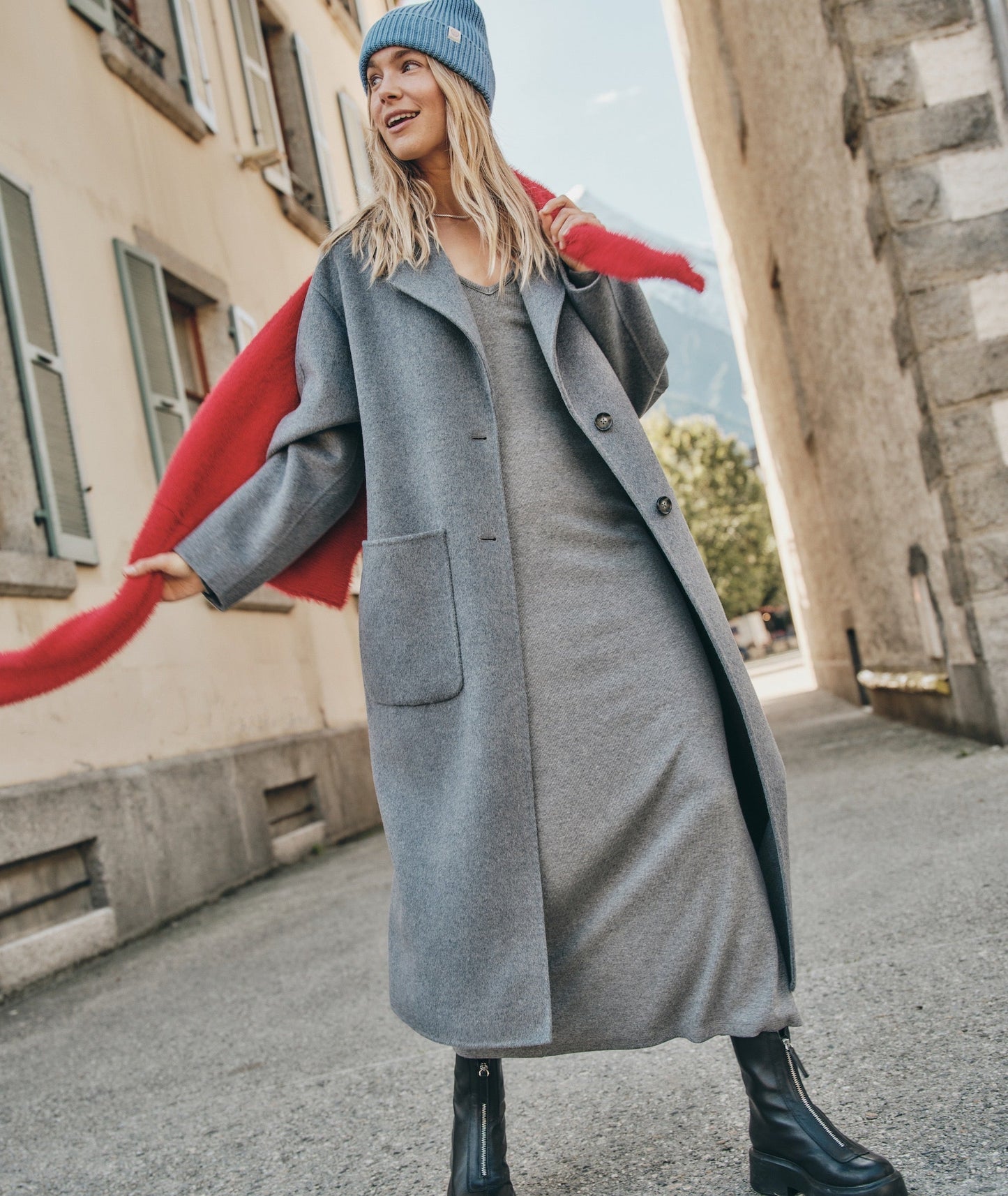Lexi Rib V-Neck Maxi Dress
