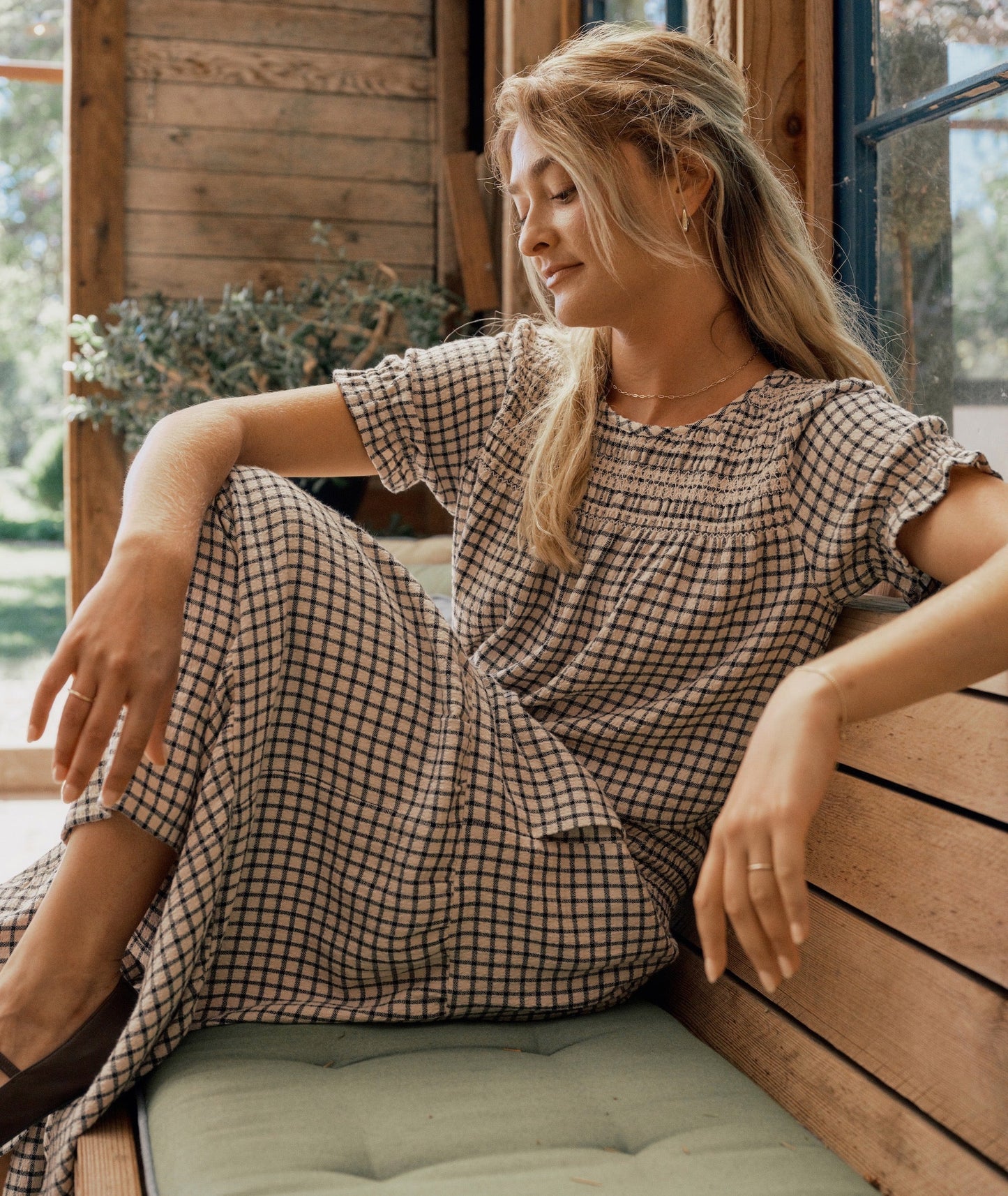 Chloe Smocked Maxi Skirt