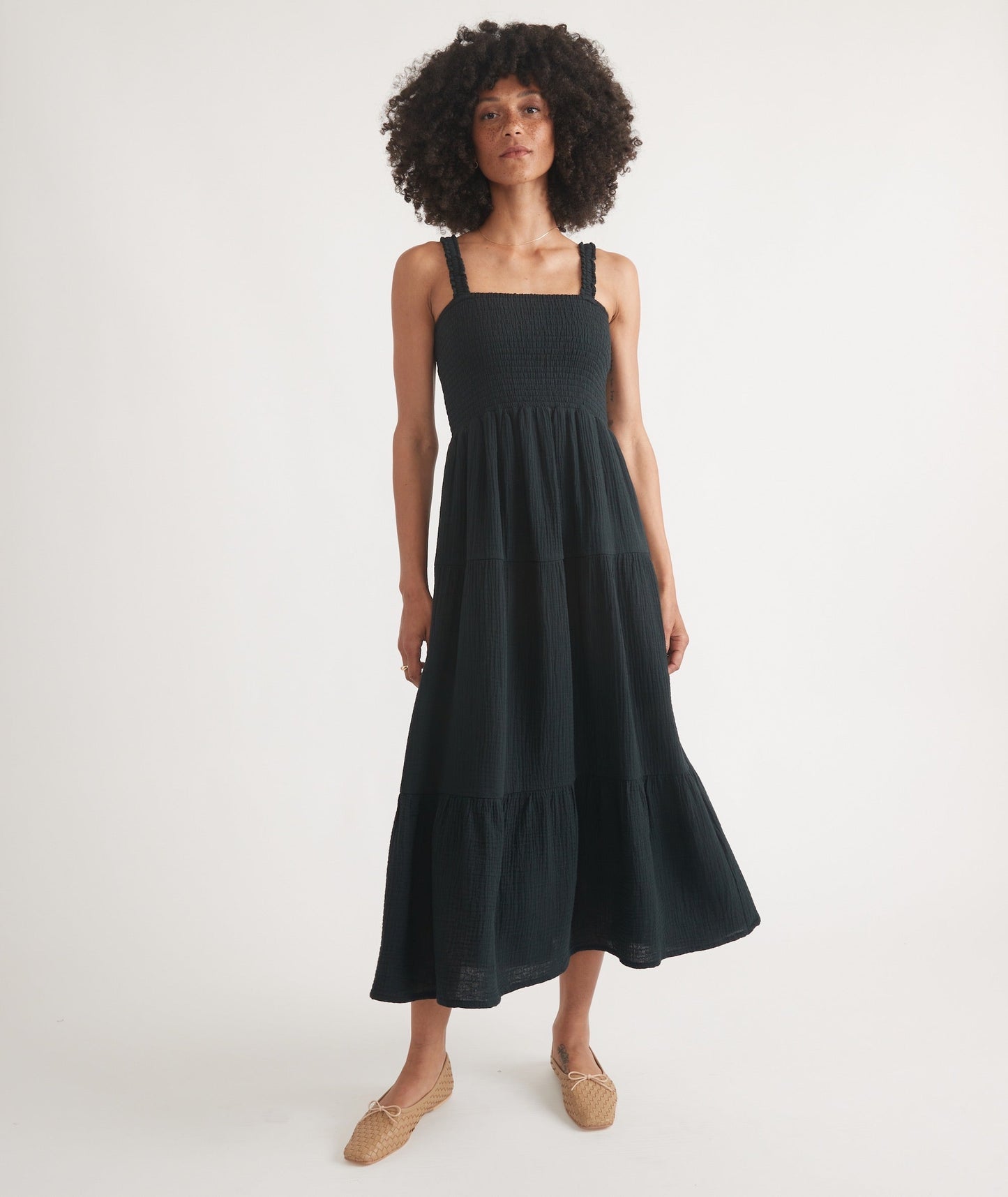 Selene Double Cloth Maxi Dress