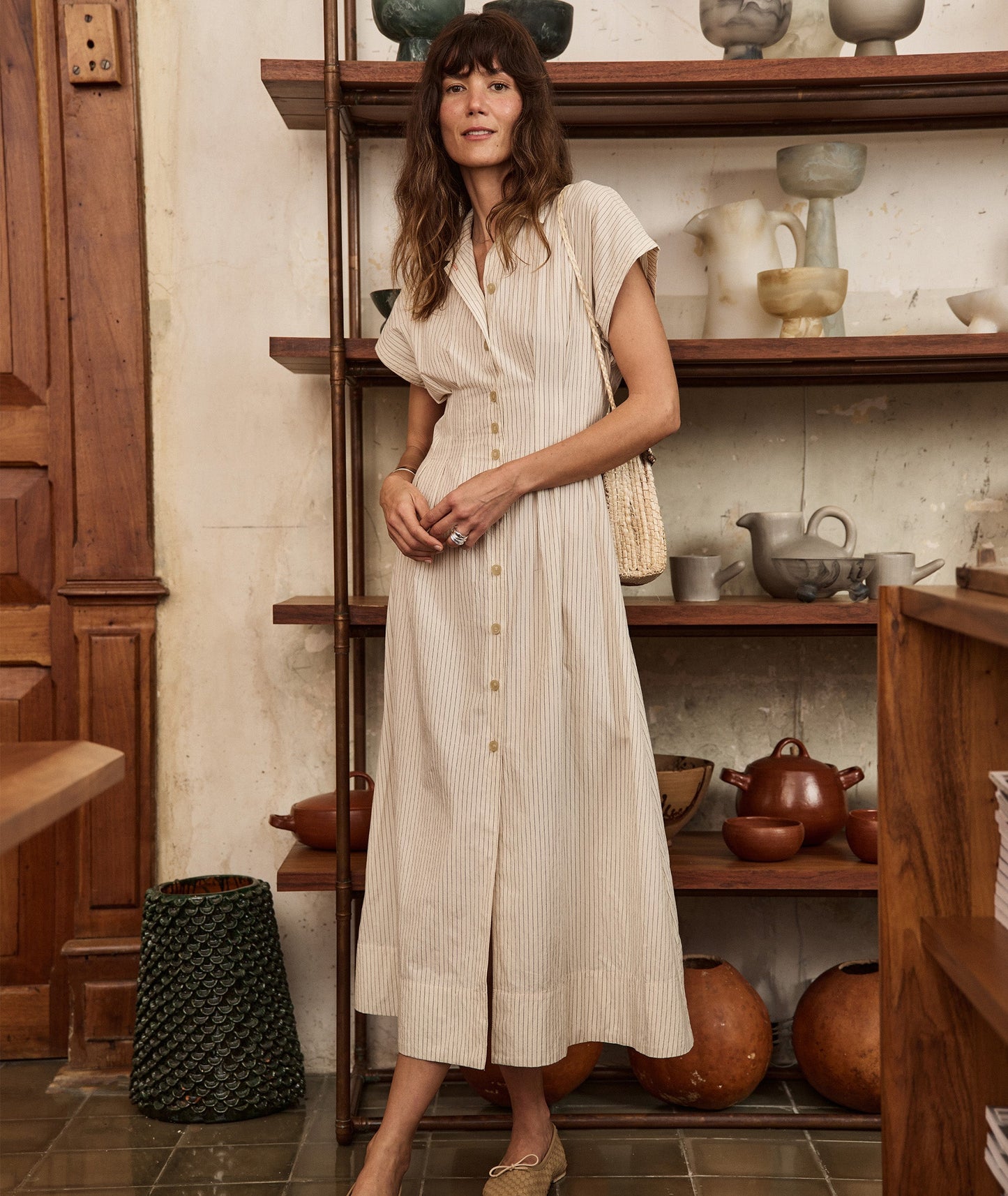 Arden Midi Shirt Dress