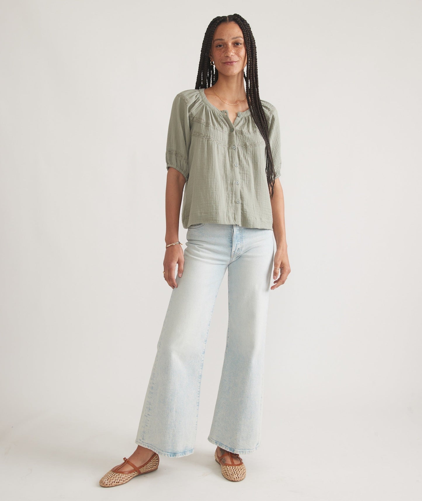 Wren Puff Sleeve Top