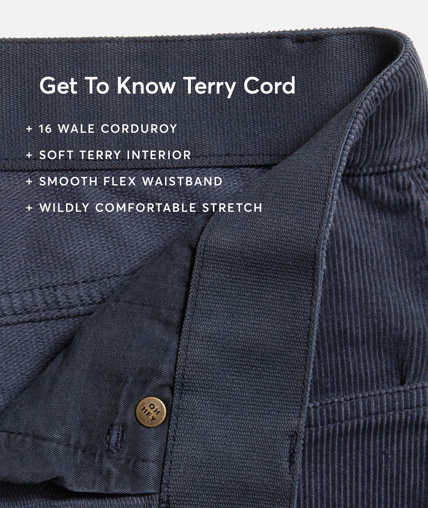 Terry Cord 5 Pocket Pant