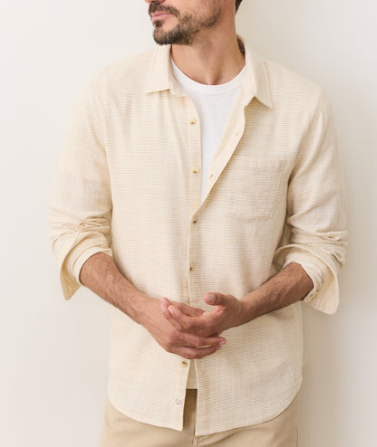 Stretch Selvage Long Sleeve Shirt