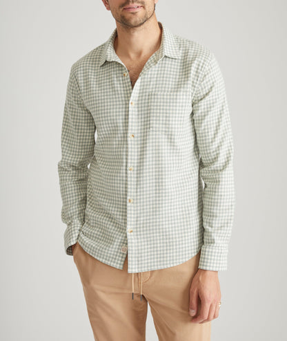 Stretch Selvage Long Sleeve Shirt