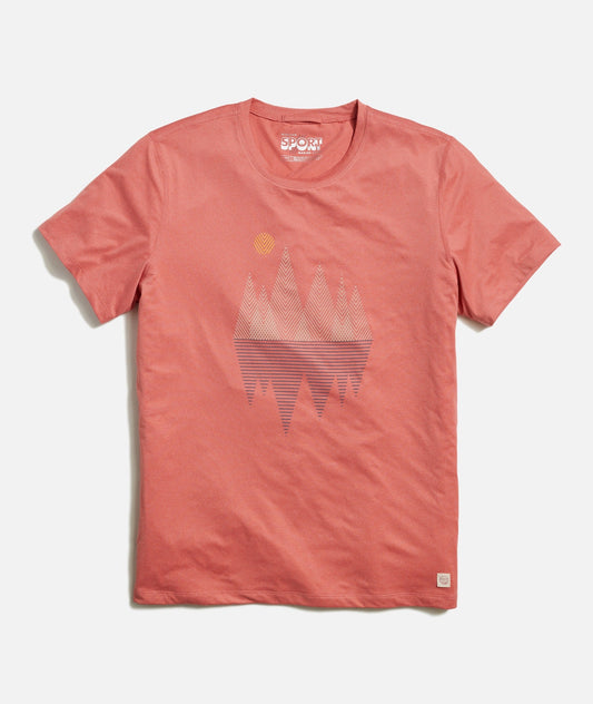 Re-Spun Sport Crew Graphic Tee