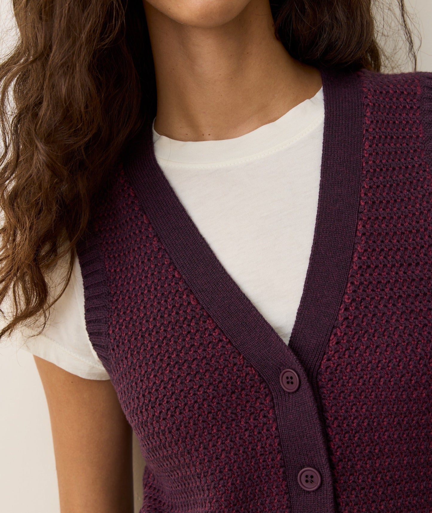 Robin Textured Sweater Vest
