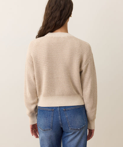 Robin Textured Crewneck Sweater