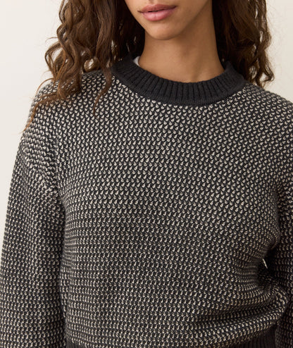 Robin Textured Crewneck Sweater
