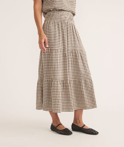 Chloe Smocked Maxi Skirt