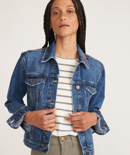 Embroidered Denim Jacket