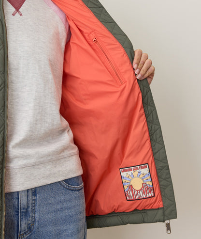 Marina Quilted Oversized Bomber