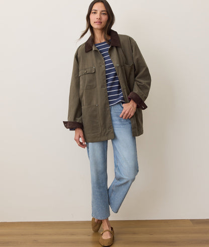 Riley Waxed Barn Jacket