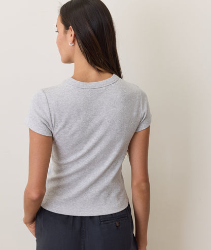 Lexi Rib Sun-In Crew Tee