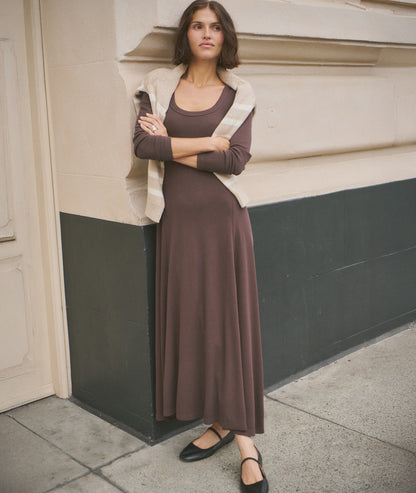 Lexi Rib Fit & Flare Dress